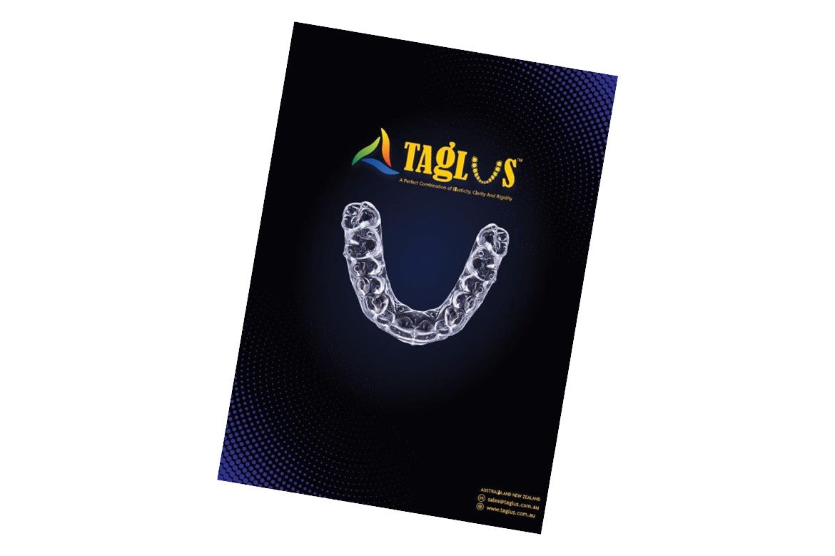 Taglus Premium Aligner Material (Vaquform) - 0.8mm x 250mm x 330mm x 50sheets